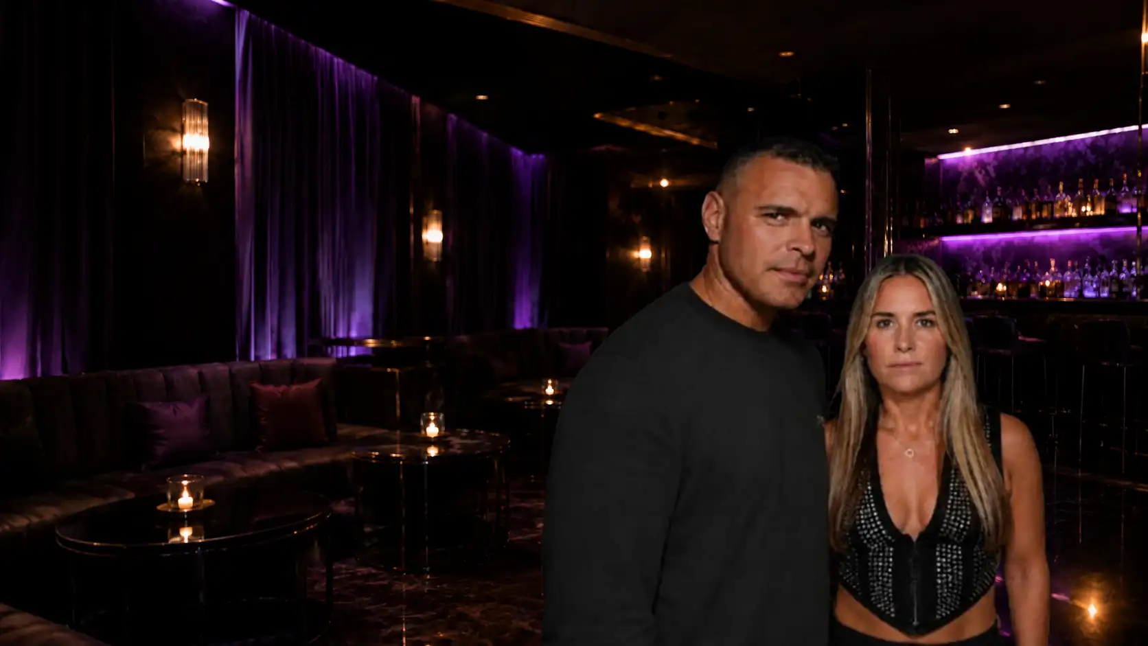 An open-minded couple enjoying an elegant social event